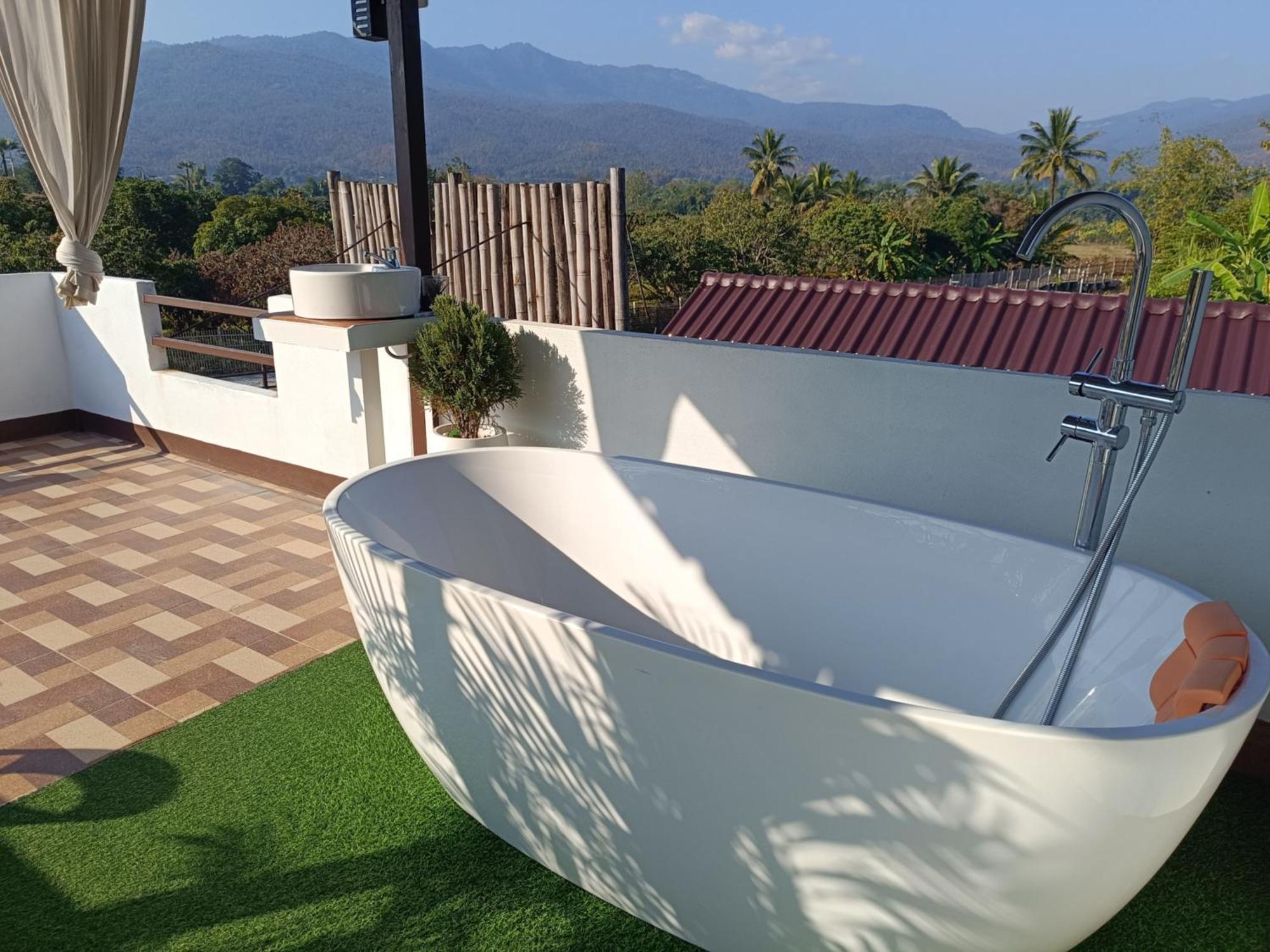 ม่วนใจ๋ปันสุข โฮมสเตย์แอนคาเฟ่ Muanjai Punsuk Homestay And Cafe Chom Thong Luaran gambar